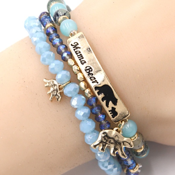 Jewelry - MAMA BEAR- Stretch Bracelet Set